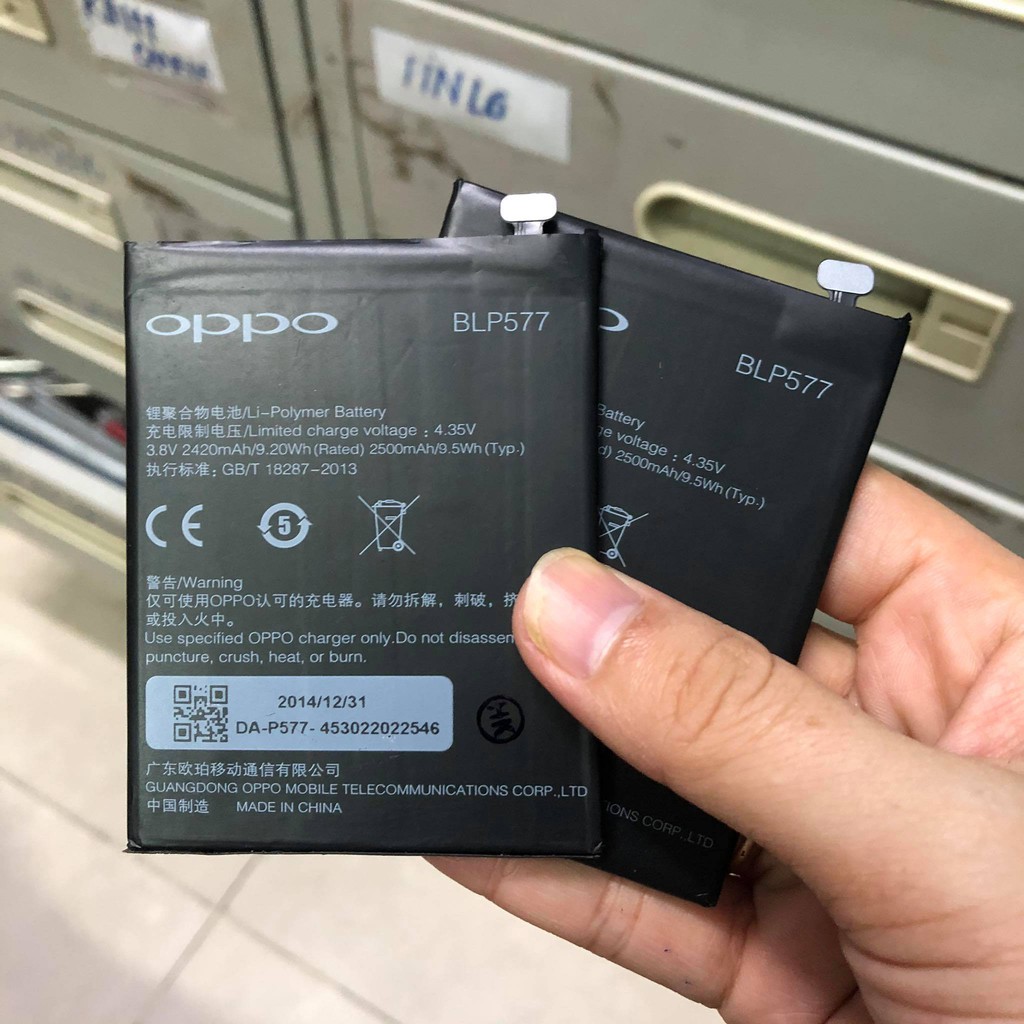 Oppo miirro 5 a51w neo 7 a33w battery blp577 high capacity 2500 mAh battery