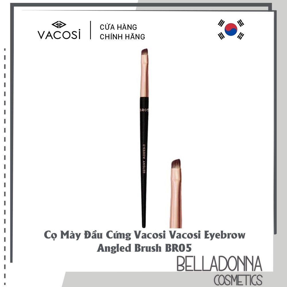 [HÀNG CHÍNH HÃNG] Cọ Mày Đầu Cứng Vacosi Eyebrow Angled Brush BR05