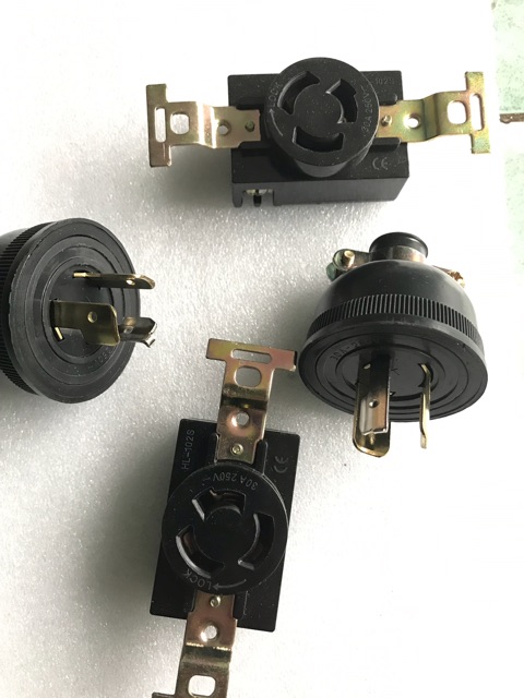 Phít cắm 3 cực, Phít cắm 3 chấu. Phít cắm, ổ cắm