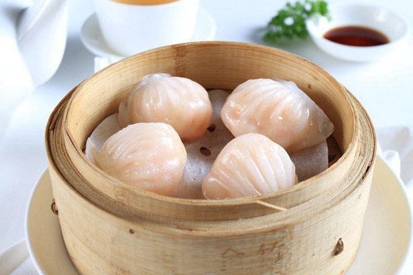 Há cảo nhân thịt và rau củ