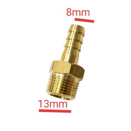 Ren ngoài 13 thu đuôi đuôi chuột nối dây mềm pi 6, phi 8 ,phi 10 ,phi 12