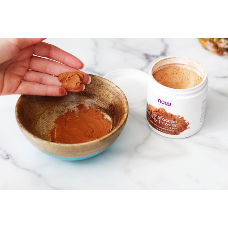 [Date 2026, tặng cọ hoặc chén thìa] Bột mặt nạ đất sét NOW CLAY POWDER 170g