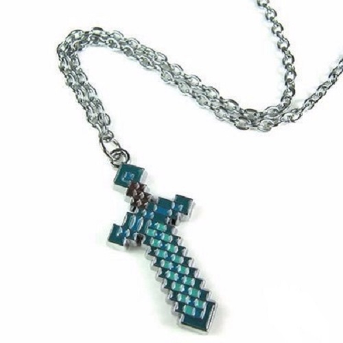 Dây Chuyền Minecraft Kiếm Diamond