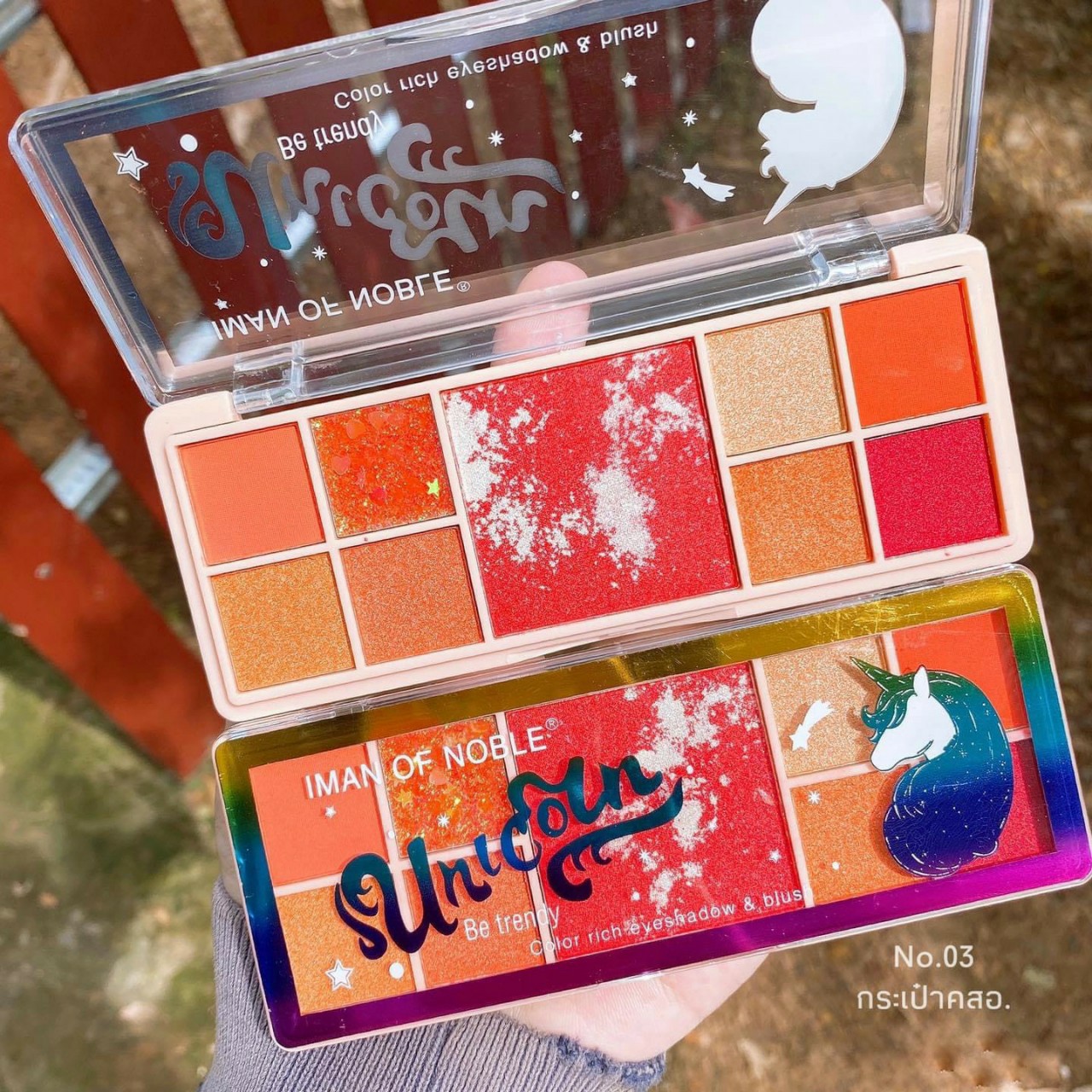 PHẤN MẮT SET 9 MÀU MẮT VÀ MÁ HỒNG CHÚ KỲ LÂN