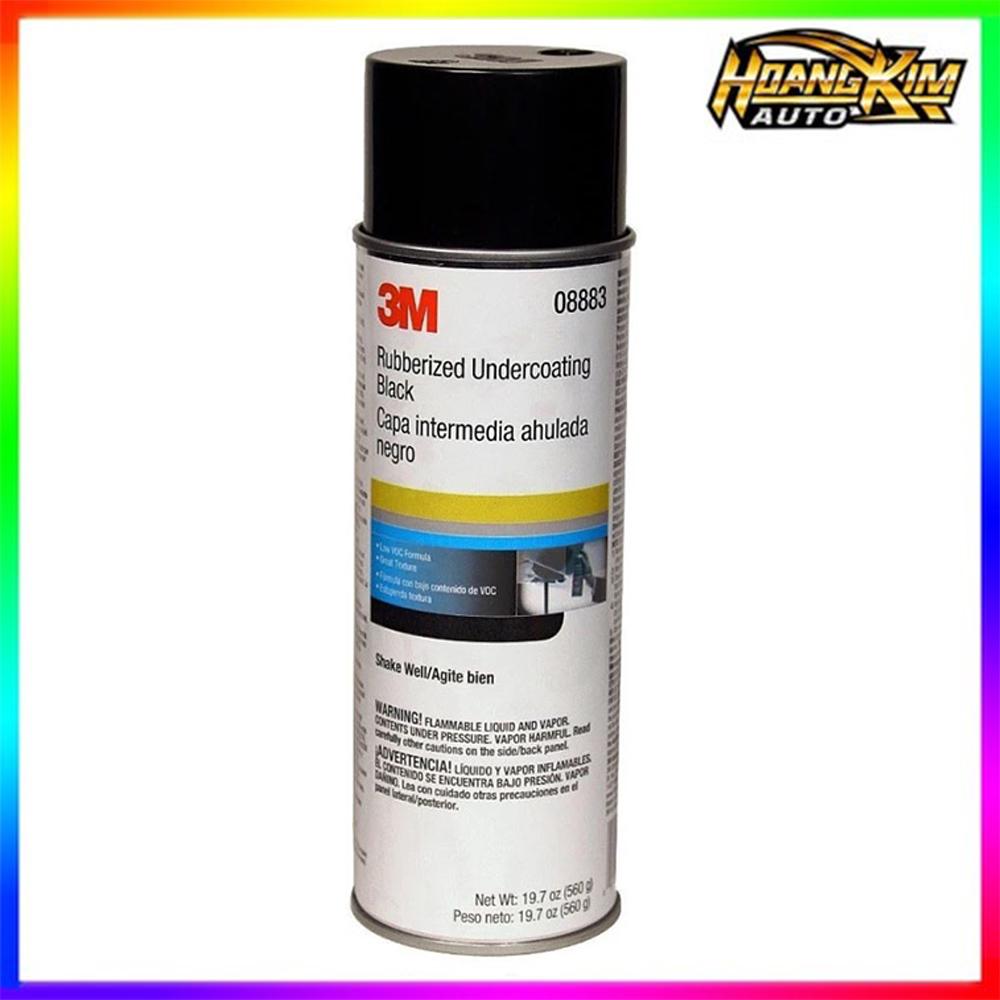 Chai Xịt Sơn Phủ Gầm Đen 3M Rubberized Undercoating Black 560g