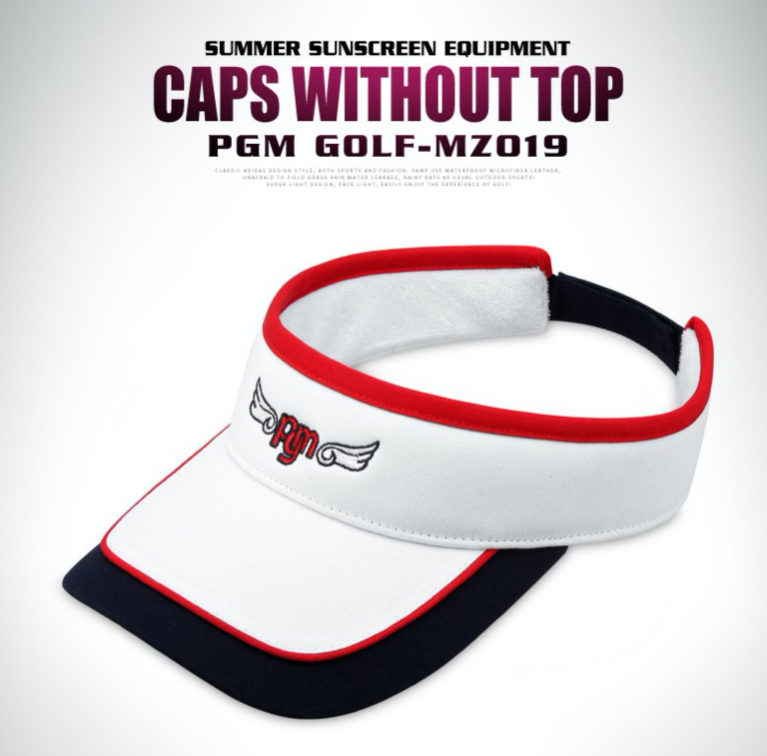 Mũ golf nữ.