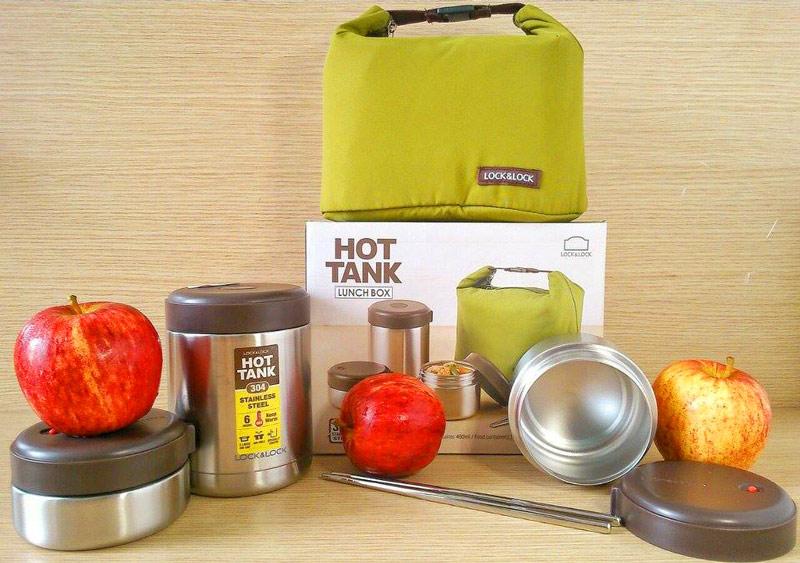 Bộ hộp cơm Lock&Lock Mushroom Lunch Box Set LHC8025SLV