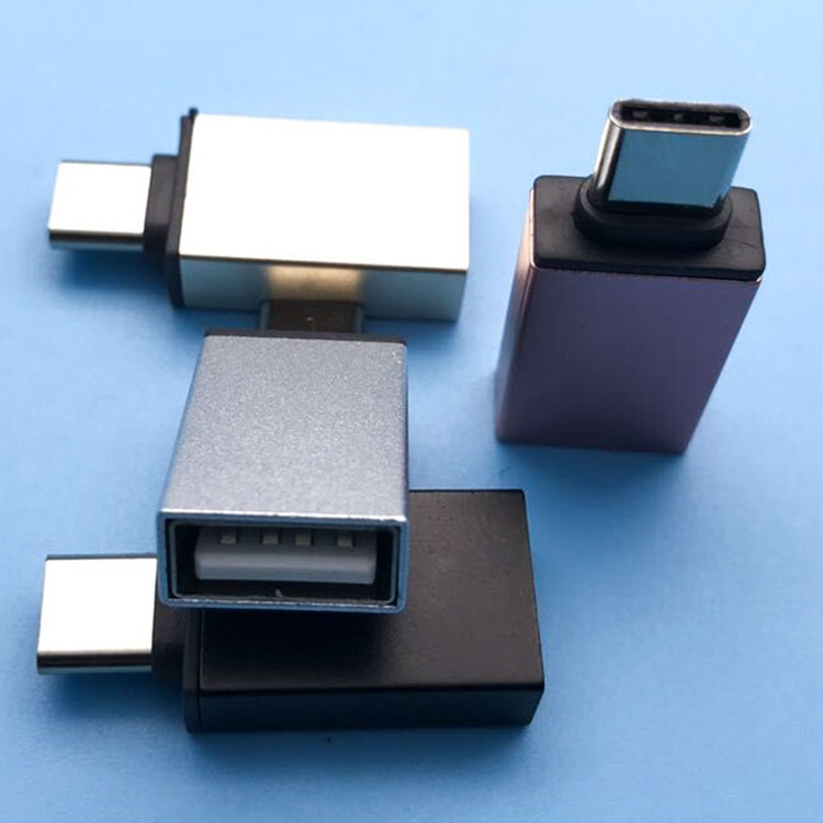 Đầu chuyển đổi từ USB sang Type C (Đen)