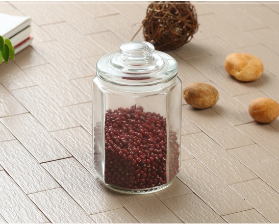 Hũ Lọ Đựng Gia Vị Nắp Thủy Tinh 550ML. Hộp đựng thức phẩm có nắp an toàn - dung tích 550ml
