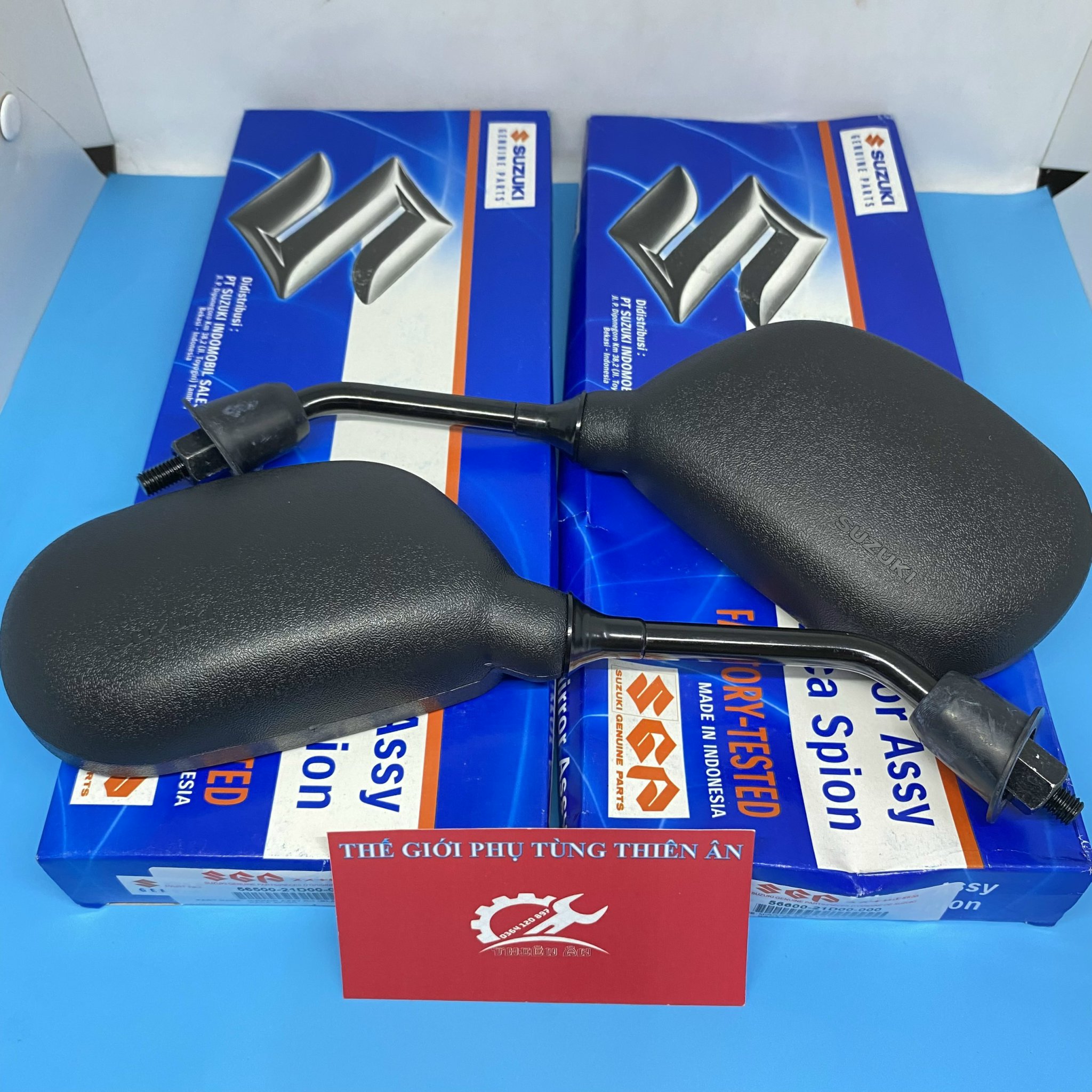 Gương chiếu hậu sport zin, xipo, rgv, rgx, satria nhập khẩu chính hãng suzuki indonesia - pt thiên ân
