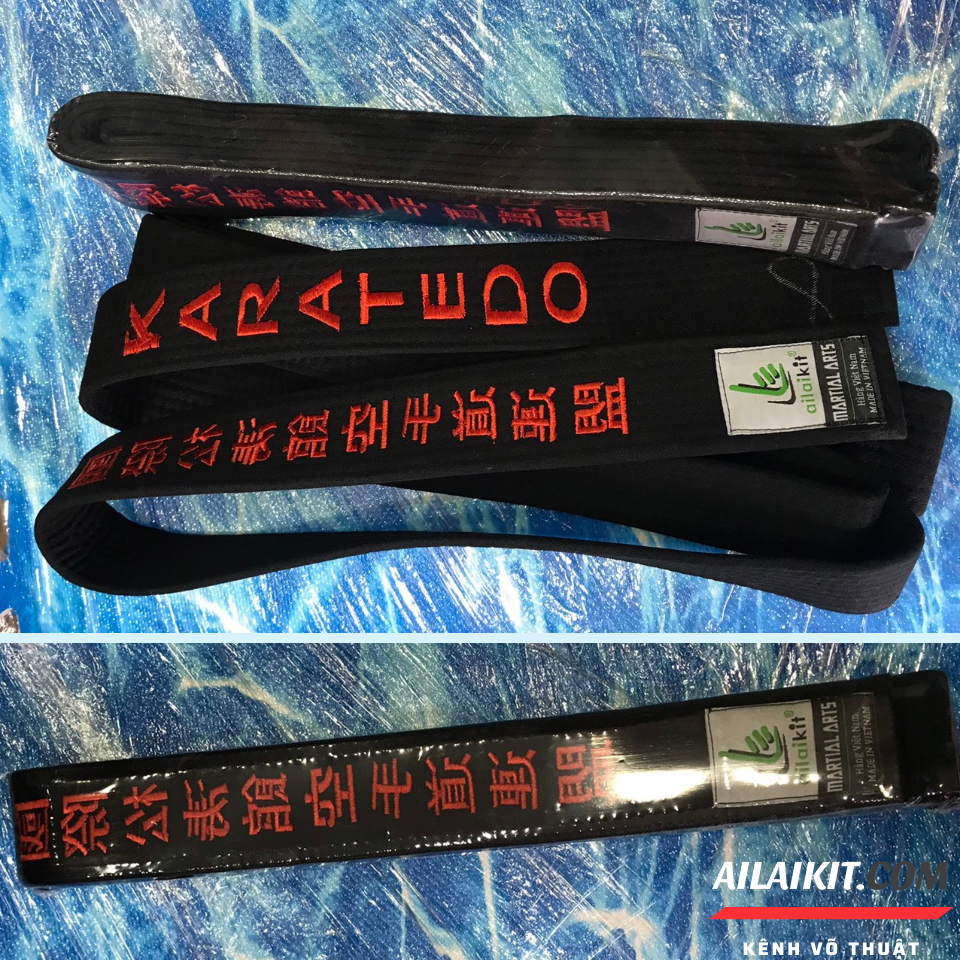{Đai Đen Karate tốt}  Đai Tốt cho  Không Thủ Đạo AIlaikit