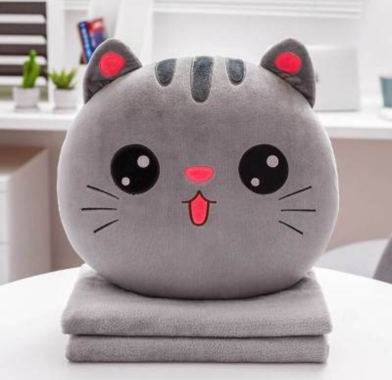 Bộ chăn gối văn phòng hình thú đáng yêu