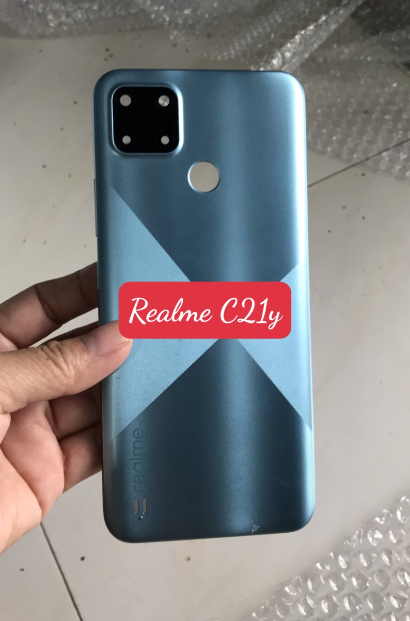 Bộ vỏ sườn Realme C21Y (bộ gồm lương,khung xương,phím , kính camera)