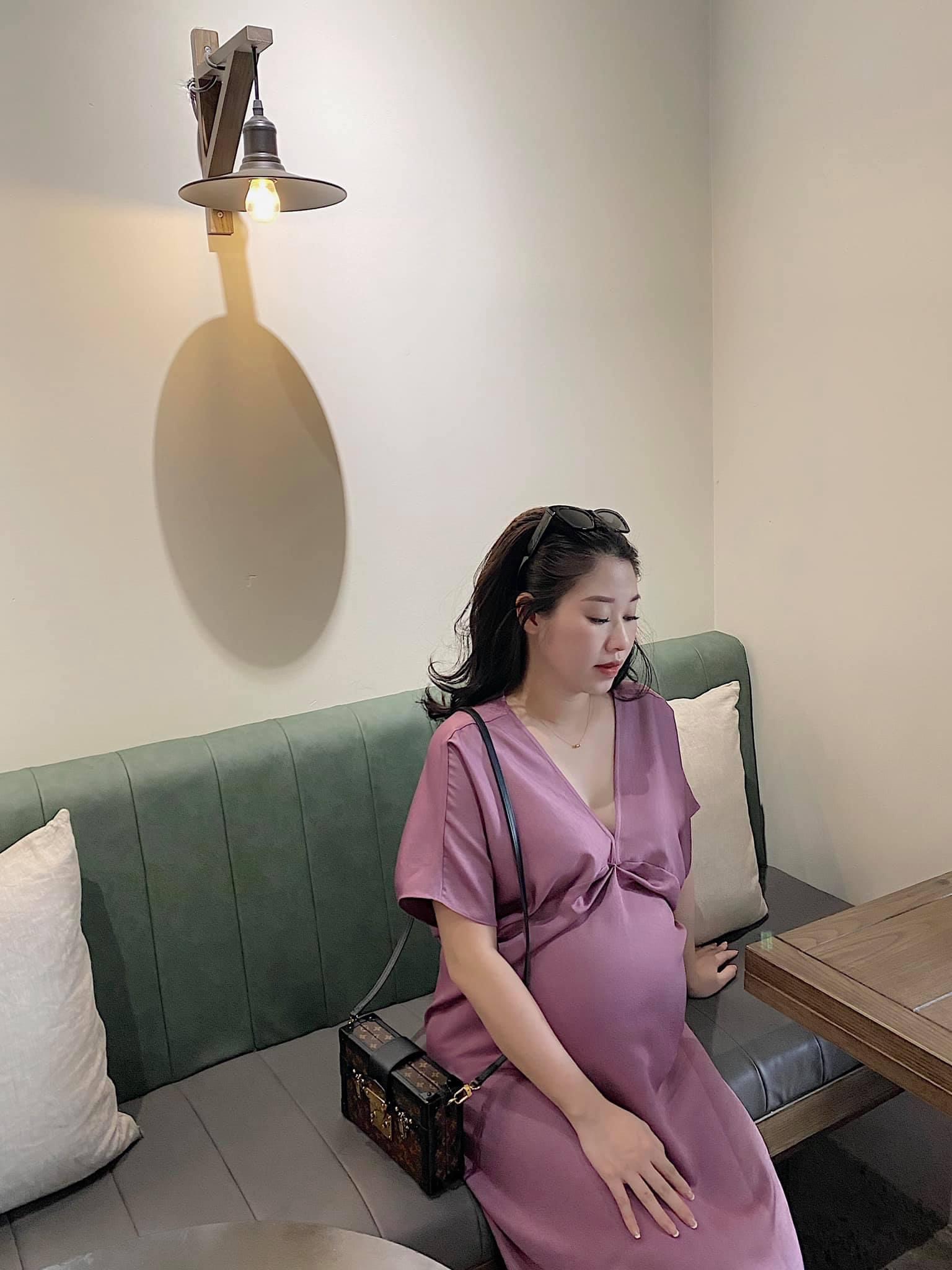 Đầm Bầu SACHIMOM - Váy Lụa Bầu LILY DRESS