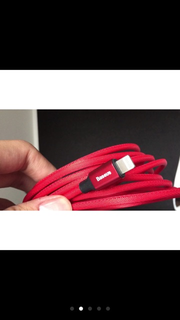 Cáp sạc iPhone dây dù Baseus Yiven dài 3m