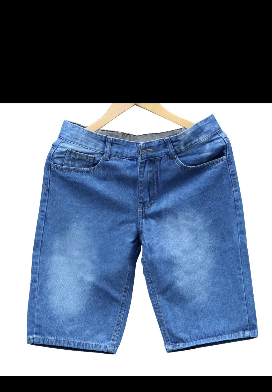 Quần short jean thun nam cao câp