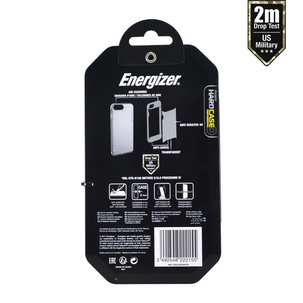 Ốp lưng trong Energizer chống sốc 2m cho iPhoneX - ENCOSPIP8TR