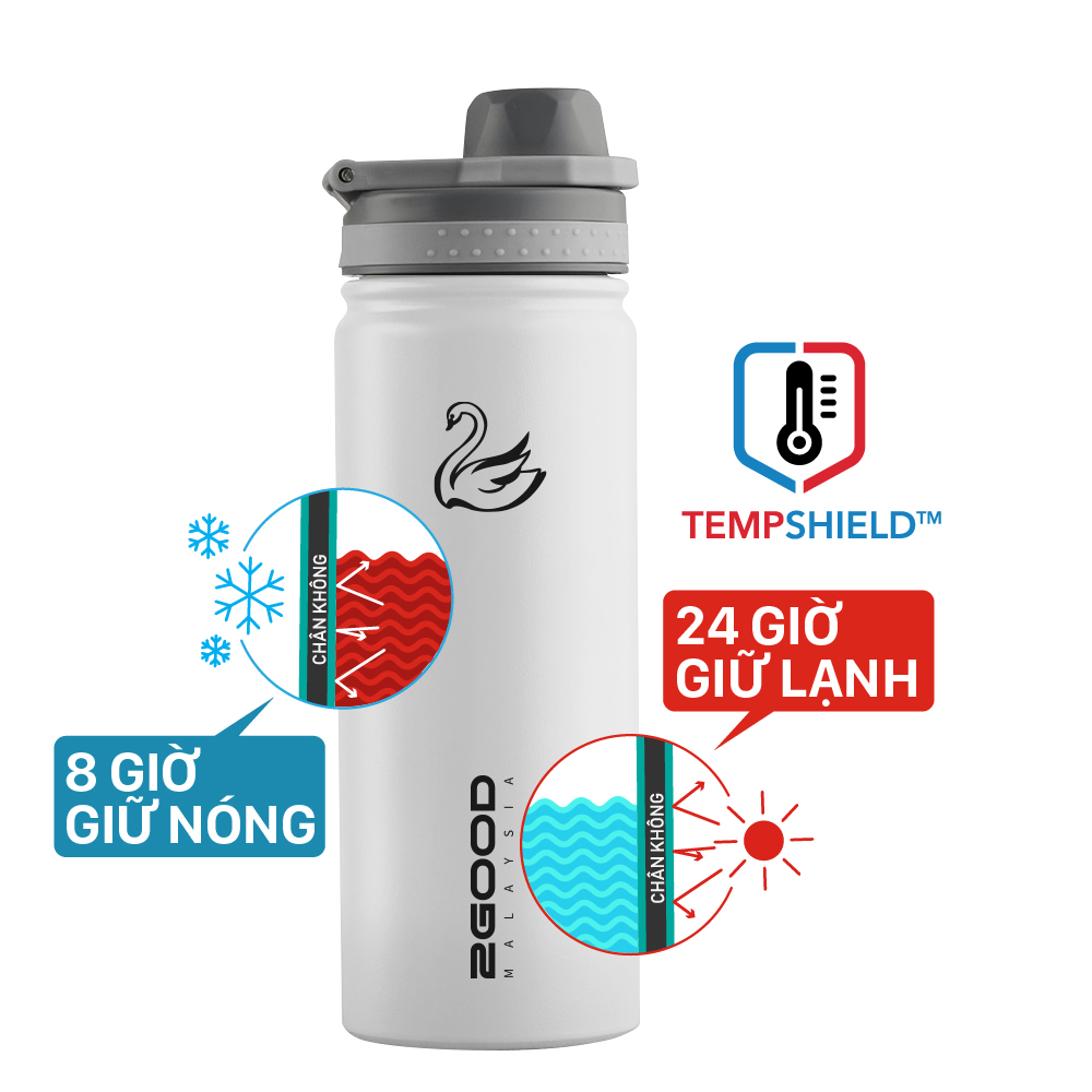 Bình Giữ Nhiệt 2GOOD FLASK WM-02, Bình Giữ Nhiệt 2GOOD, bình giữ nhiệt, Bình giữ nhiệt Inox 2GOOD dung tích 1300ml- 950ml giữ nóng từ 8-10h, giữ lạnh từ 16-24h và không đổ mồ hôi, chất liệu inox cao cấp, bền, đẹp,tiện lợi BH 2 NĂM