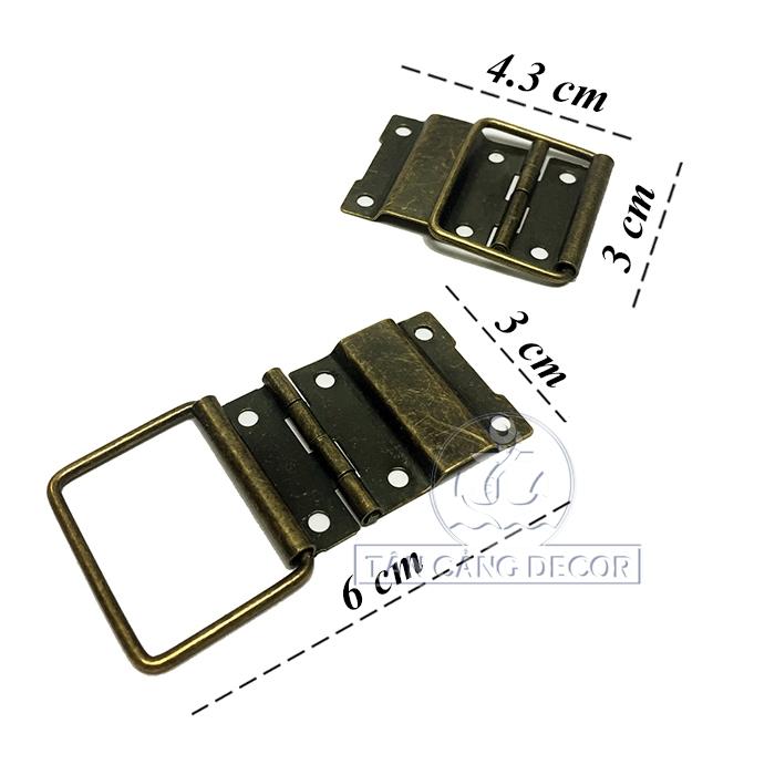 2 Bản lề gấp 11 - KT: 4.3 cm