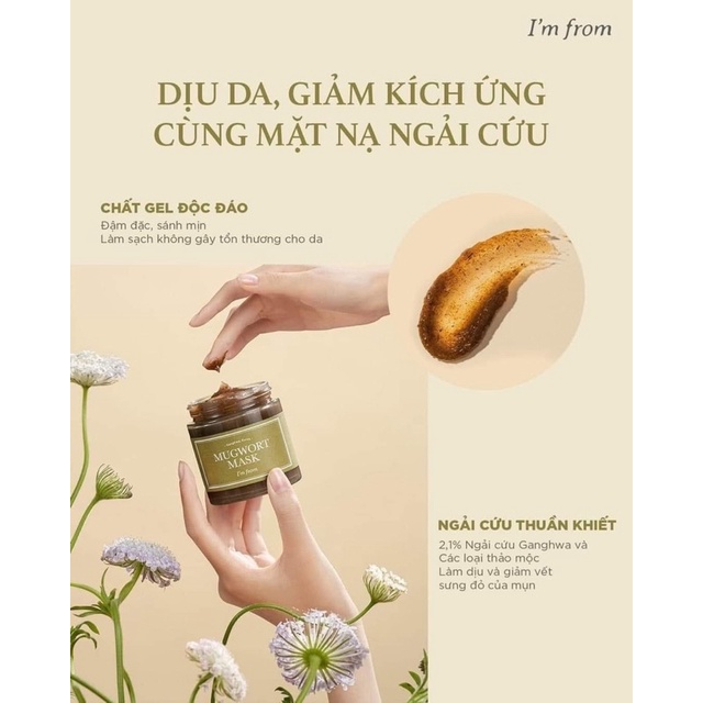 Mặt Nạ Ngải Cứu Im From Mugwort Mask