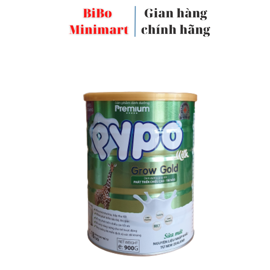 Sữa PYPO Grow Gold lon 900G (Từ 1 - 18 tuổi).