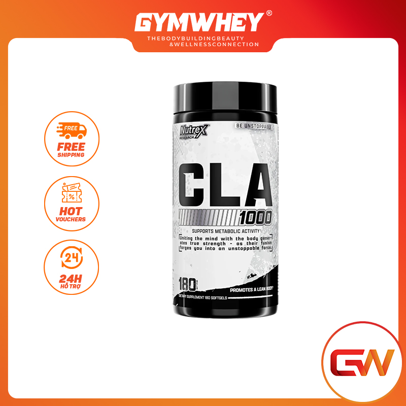 Viên Uống Hỗ Trợ Đốt Mỡ NUTREX CLA (Lọ)