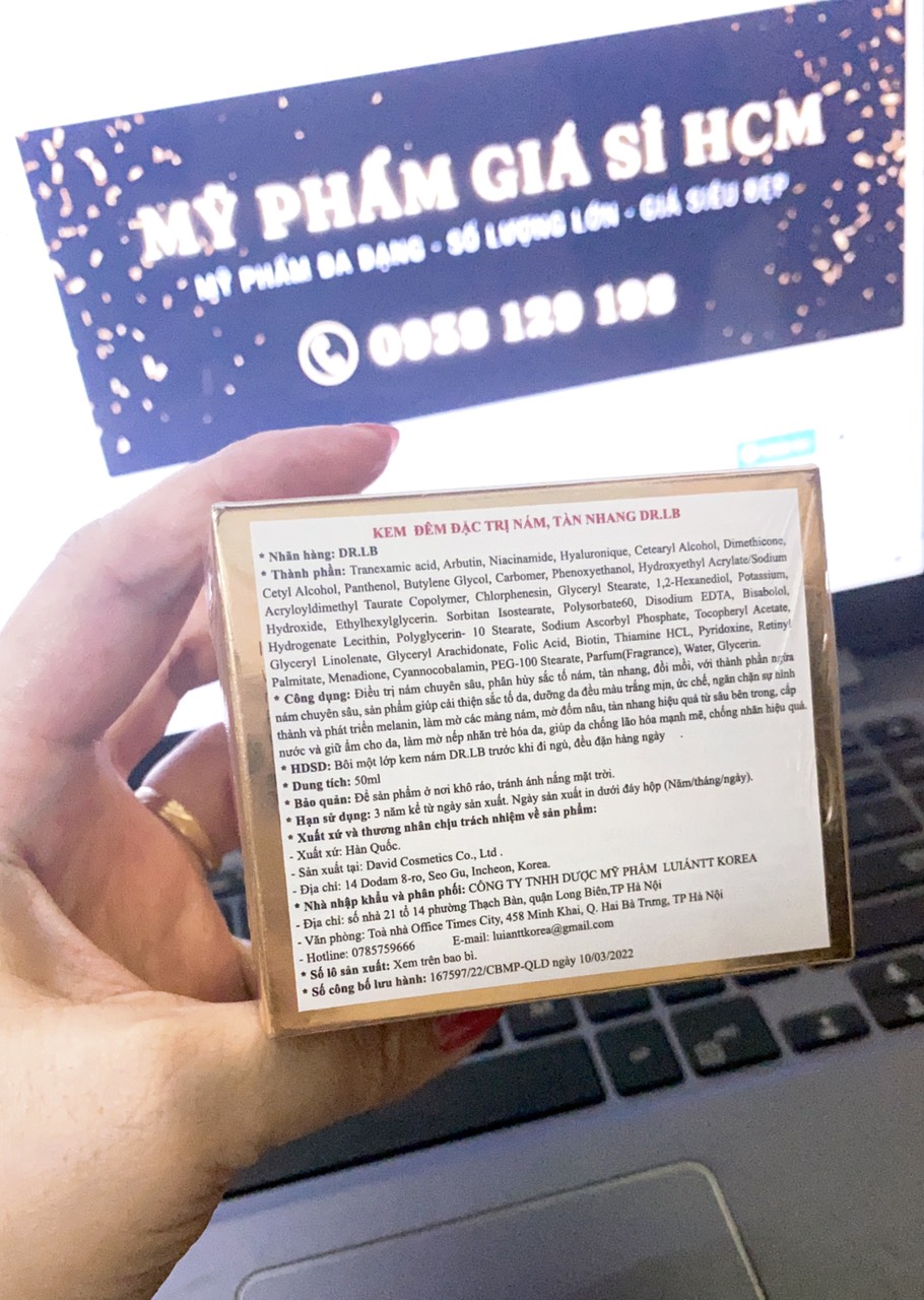 KEM DƯỠNG TRẮNG BAN NGÀY DR.LB