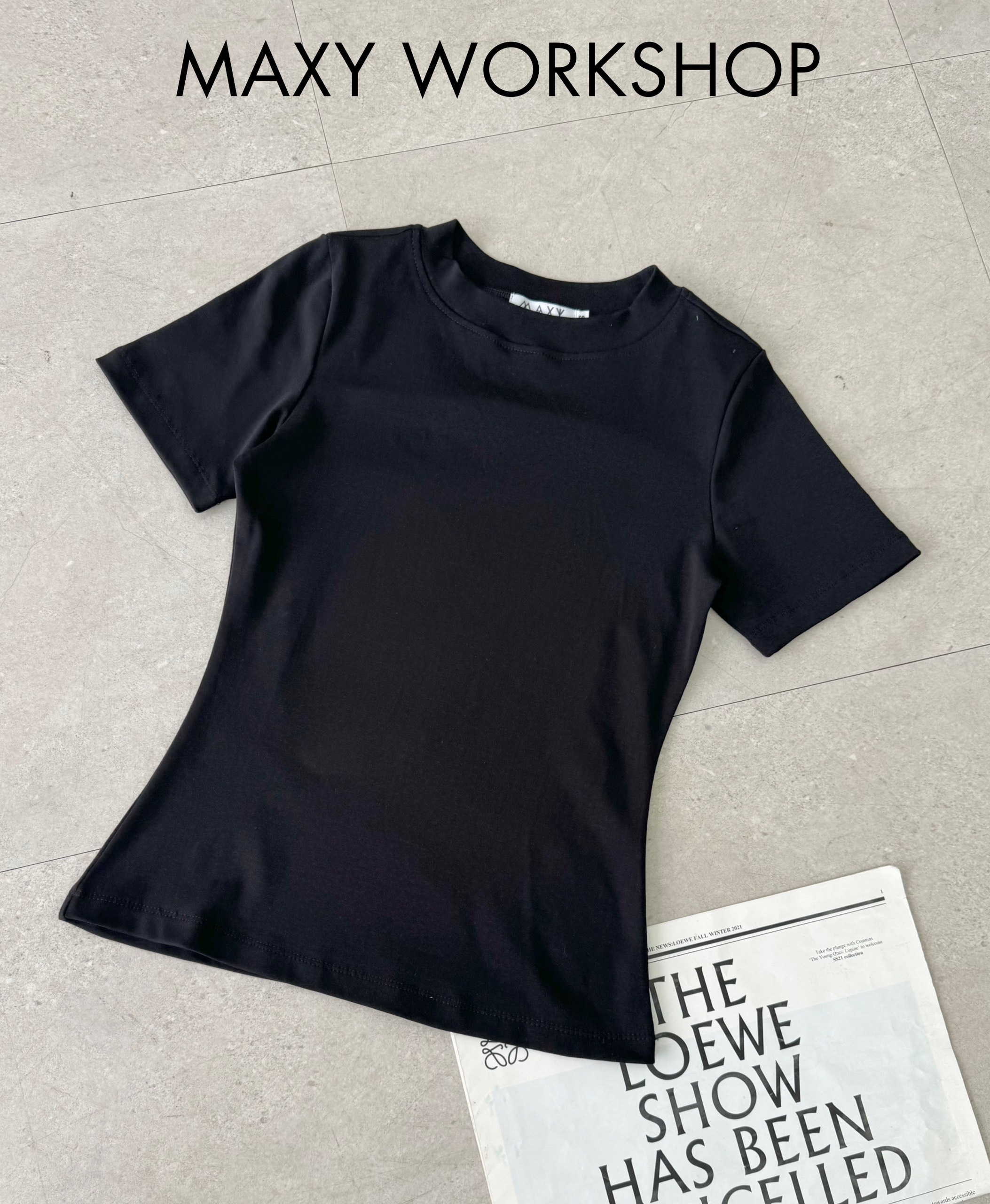 Áo thun tay ngắn ôm dáng Lady Tee Maxy Workshop
