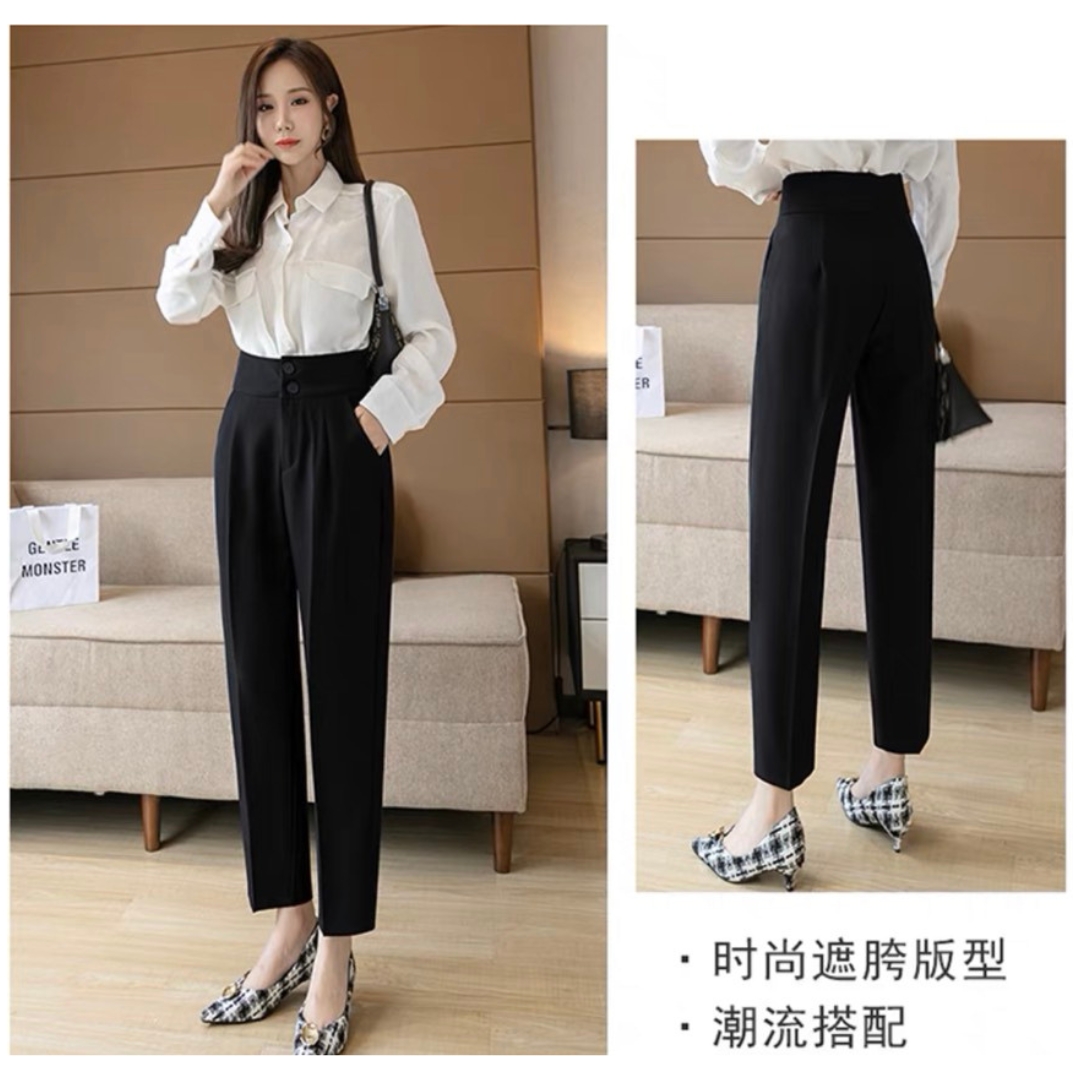 Quần Baggi Cạp Cao khóa 2 KHUY trước