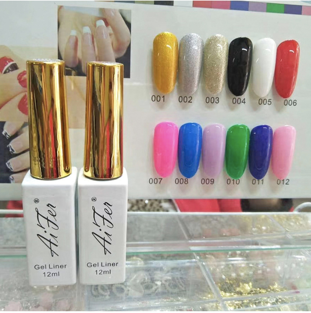 [HCM]Gel Cọ Nét Aifer 12ml Dùng Vẽ Móng