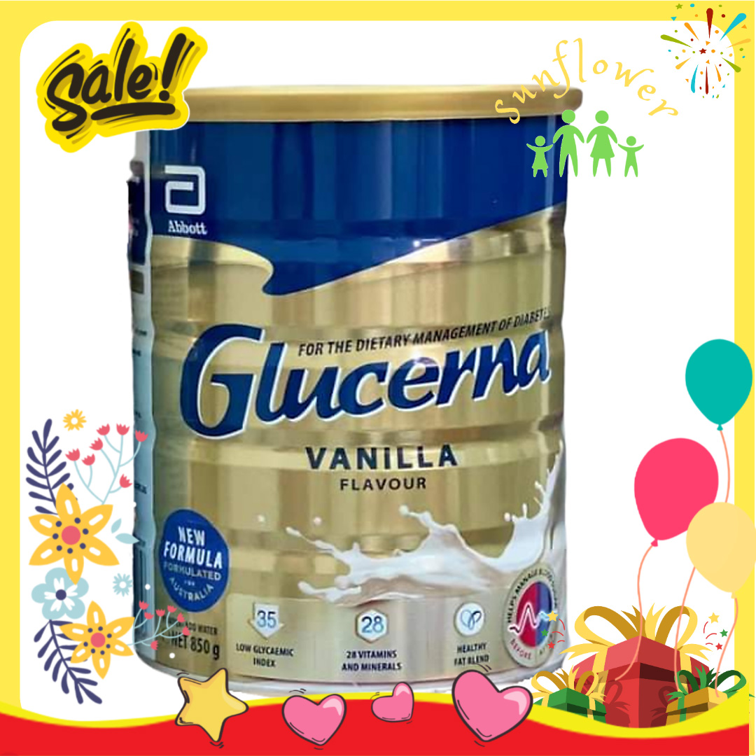 Sữa tiểu đường Glucerna vani Úc 850g