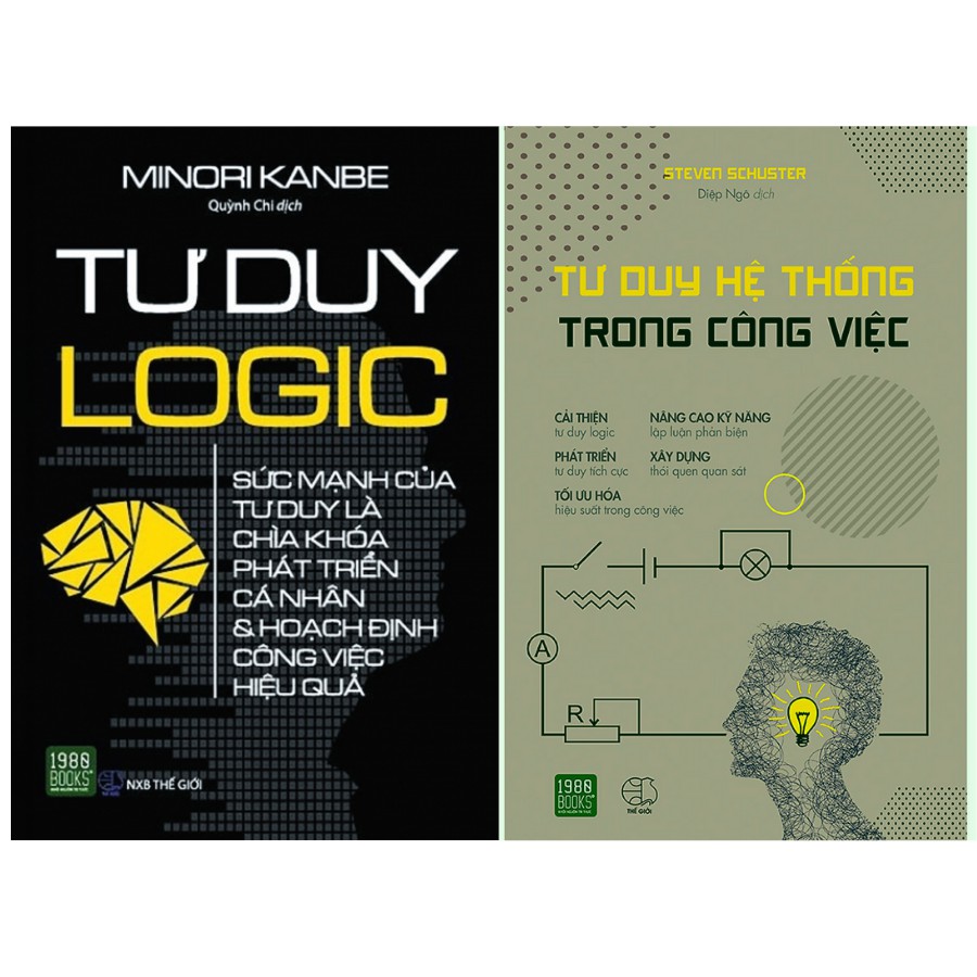 Combo 2 cuốn Tư duy logic + Tư duy hệ thống trong công việc