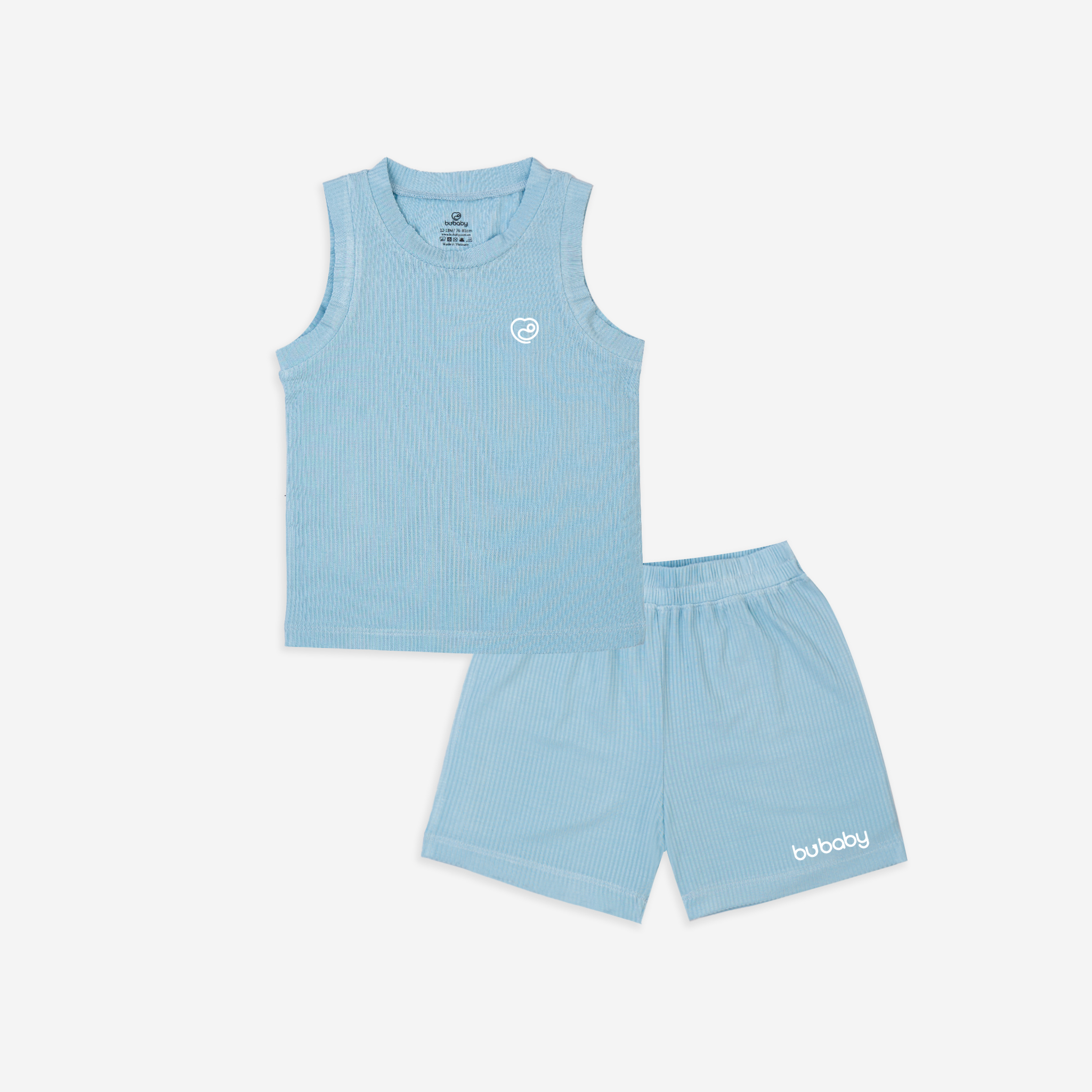 Bộ sát nách cổ tròn - Molist BU Baby