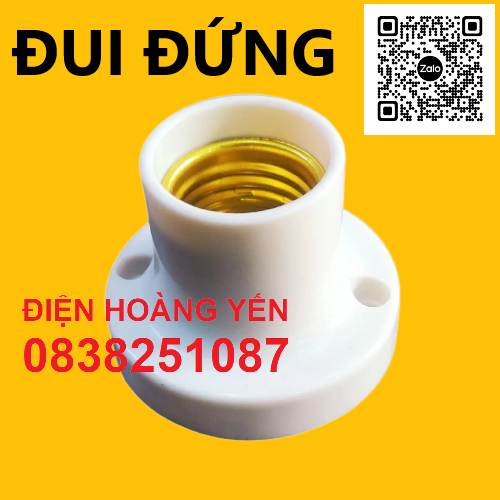 [HCM]5 Đui đèn xéo tiêu chuẩn gắn tường E27