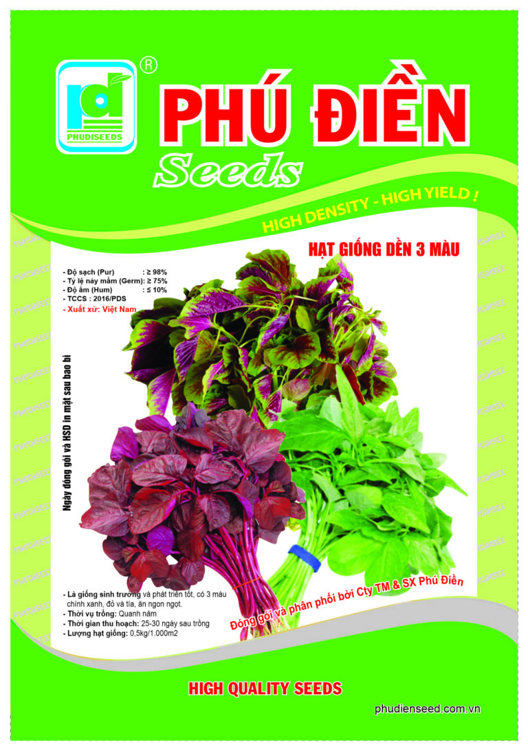 Hạt giống rau dền 3 màu