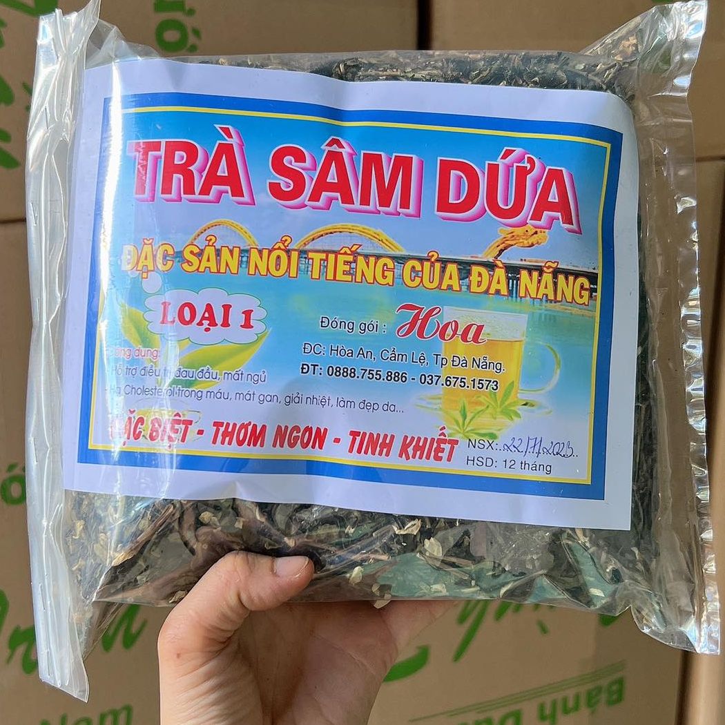 COMBO 4 GÓI TRÀ SÂM DỨA ĐÀ NẴNG GÓI 500g LOẠI 1-CAM KẾT ĐÚNG CHUẨN HÀNG ĐÀ NẴNG