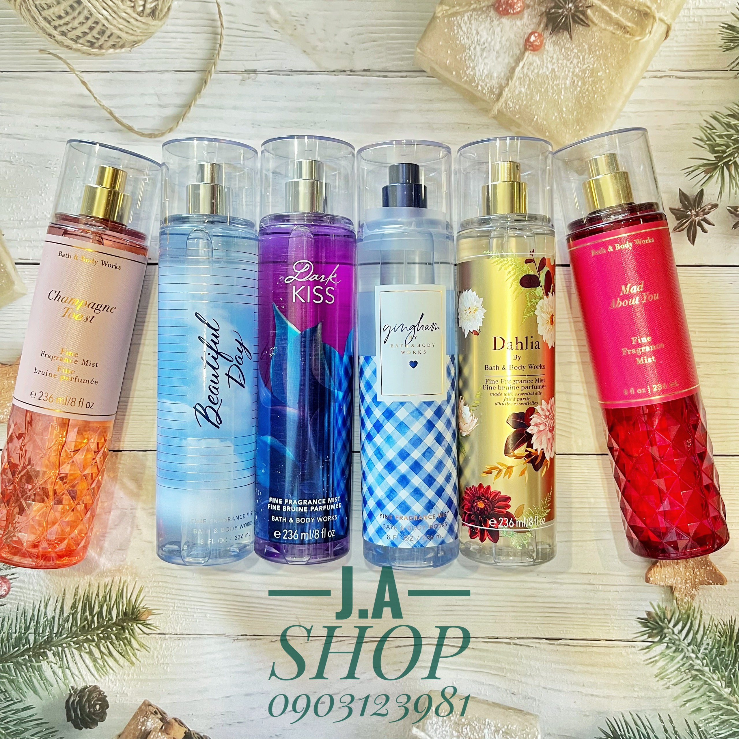 (BODY MIST) Xịt toàn thân BBW Full size 236ml, Bill Mỹ (J.A Shop)