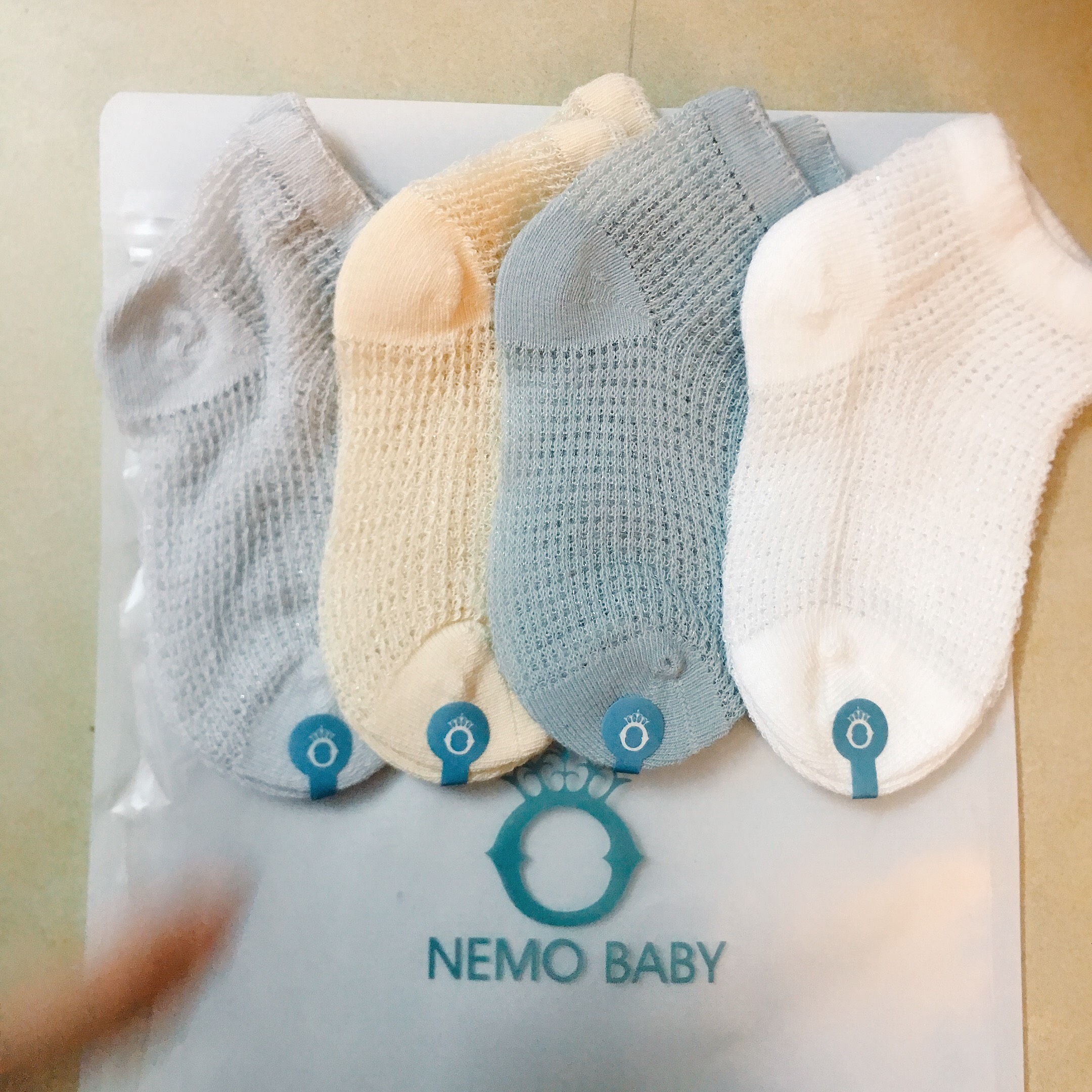 Tất lưới Nemo Baby set 4 đôi hàng đẹp