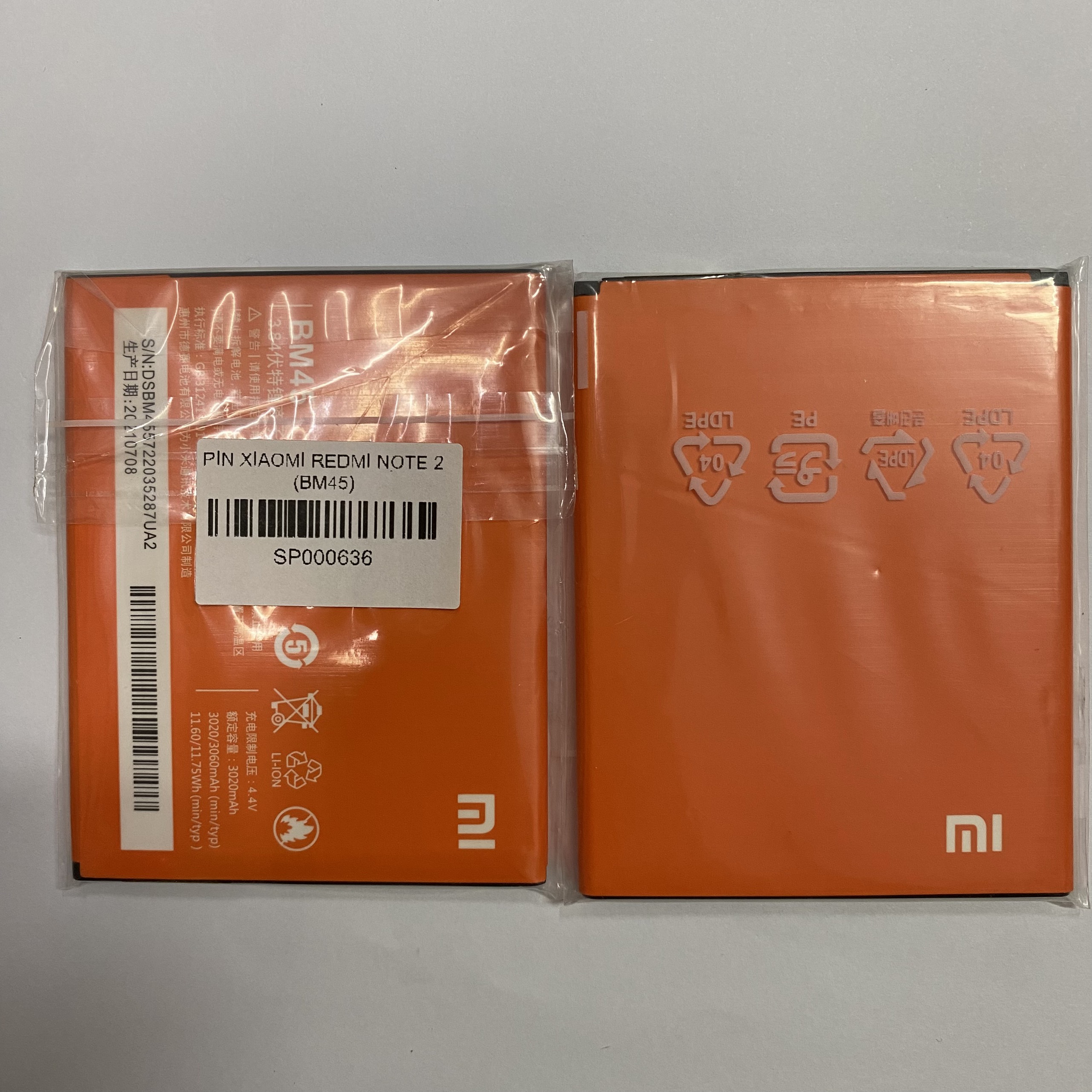 Pin Xiaomi Redmi Note 2 BM45 mới 100% bảo hành 1 đổi 1