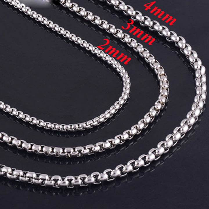 [HCM]Dây chuyền inox nam cá tính Không đen 2mm