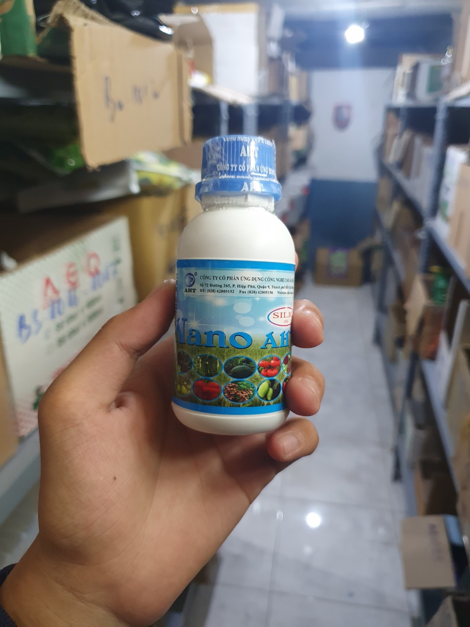 [HCM]Phân bón VI LƯỢNG NANO SILIC AHT chai 100ml - A4.1007
