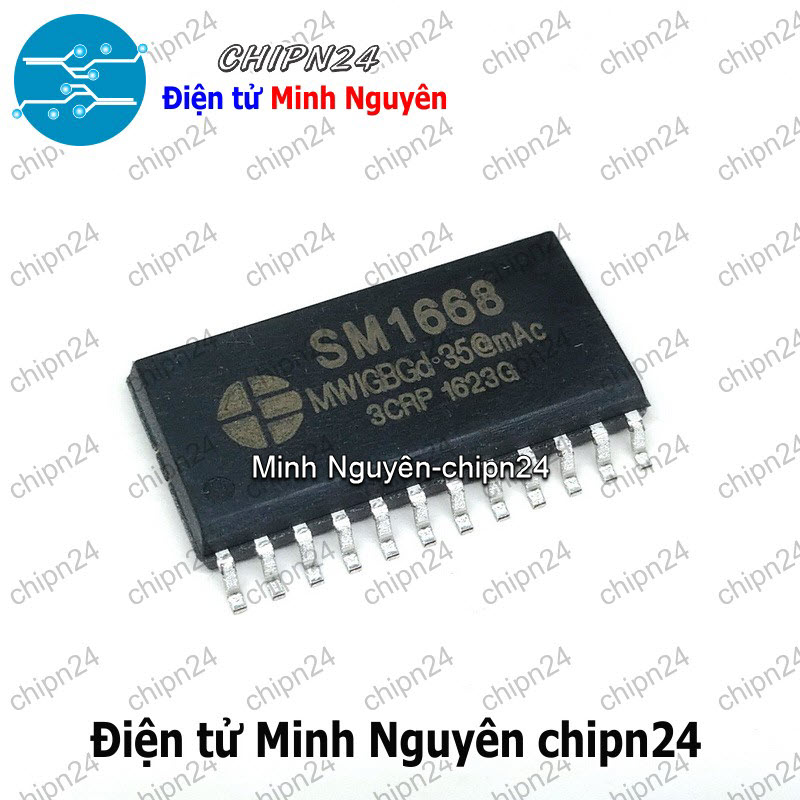 [2 con] (ST) IC Dán SM1668 SOP-24 Hàng Tốt (SMD) (SM 1668) - HH007450