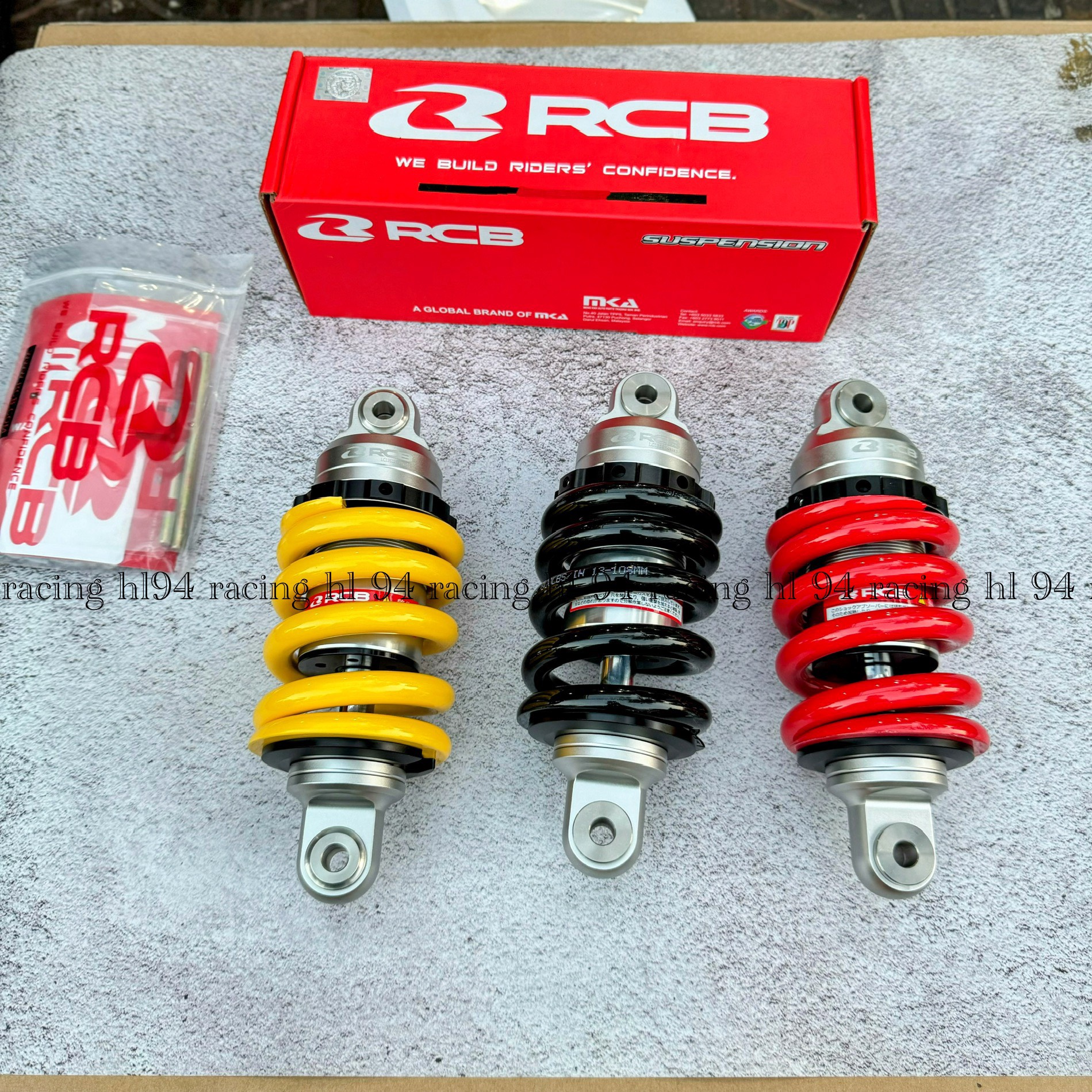Phuộc RCB E2 Exciter 135-150 Chính hãng Malaysia