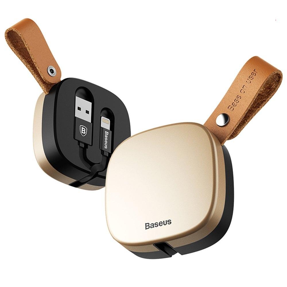 Cáp sạc & Sync Data dây rút gọn Baseus Flexible MFI Lightning