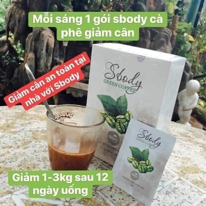 [Giảm cân] Cà phê giảm cân sbody green coffe chuẩn[Chính Hãng]