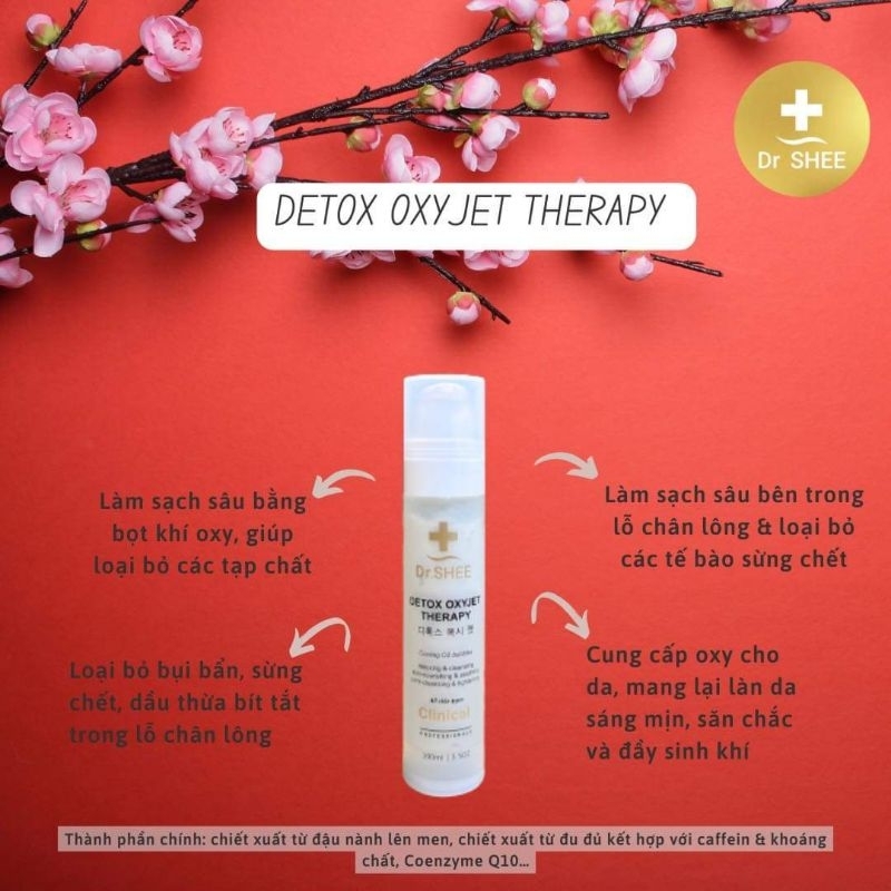 MẶT NẠ THẢI ĐỘC DETOX OXIJET THERAPY (DRSHEE)