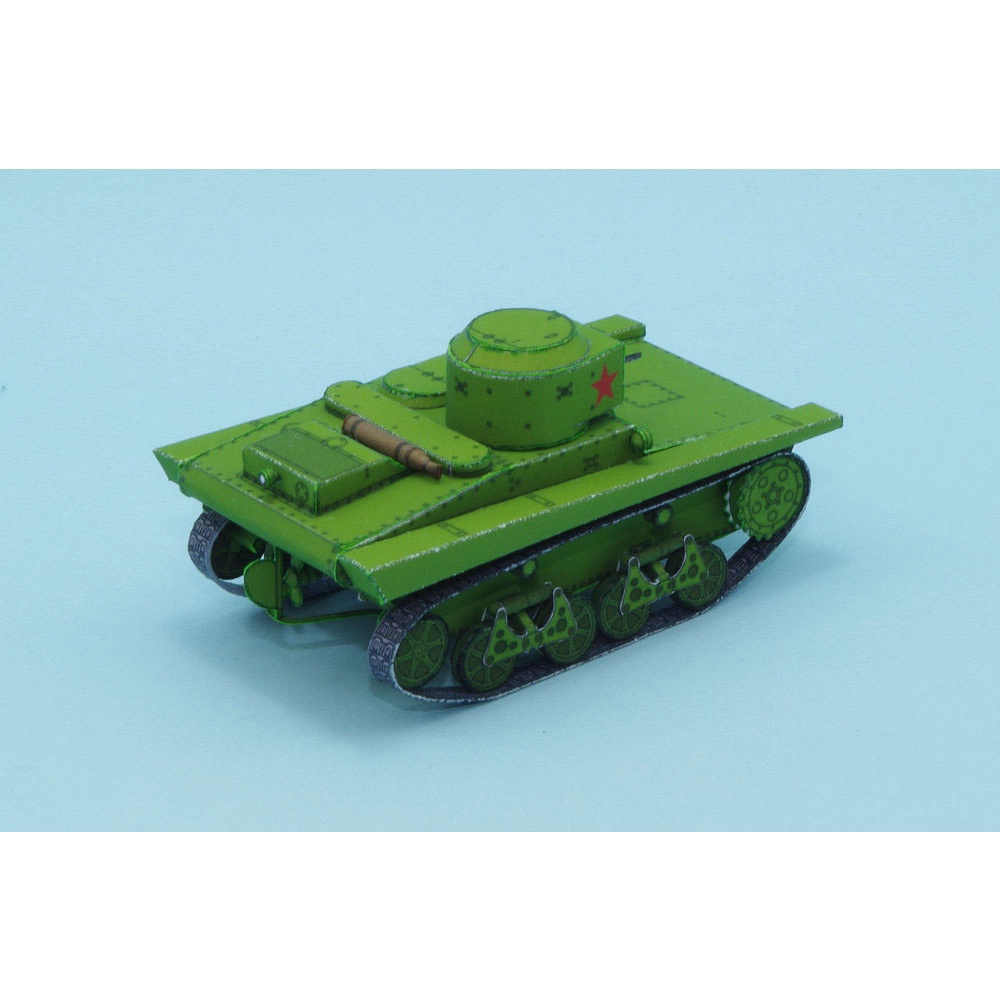 Mô hình giấy 3D xe tank T-37A tỉ lệ 1/72