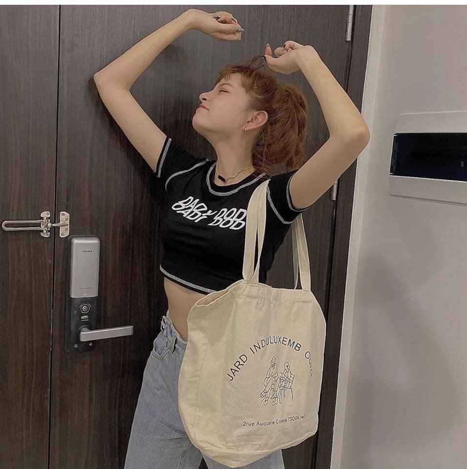 [Có ảnh thật] Áo croptop thun gân ôm body Dady Dod
