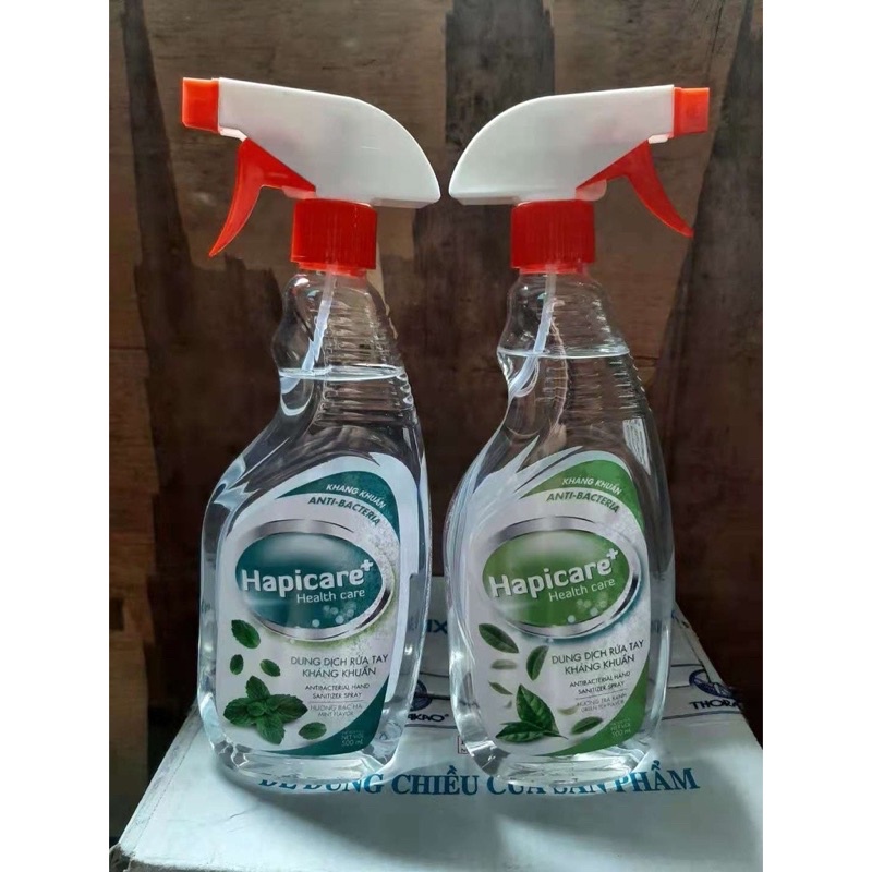 Dung Dịch Xịt Sát Khuẩn Hapicare Dễ Sử Dụng 500ml