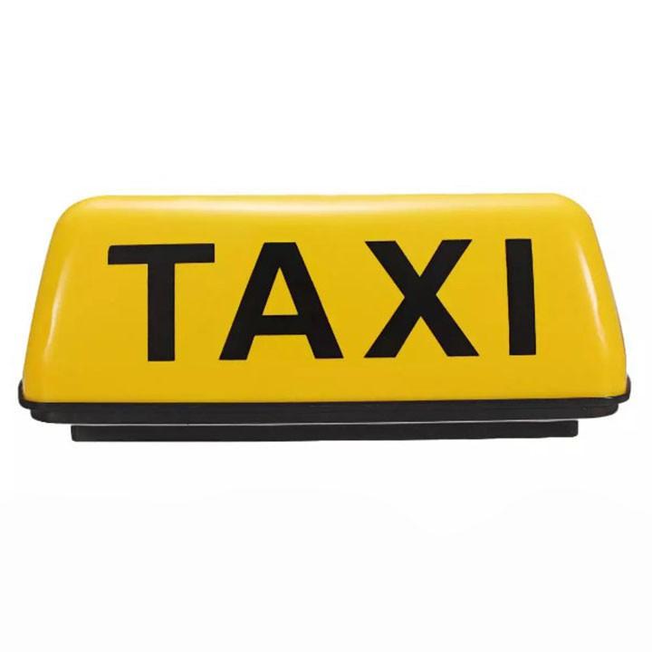 Mào taxi vàng - có đèn - đế nam châm